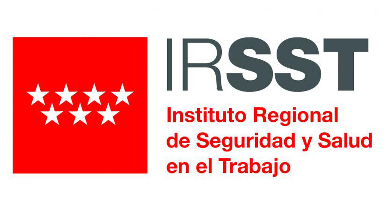 Logotipo del Instituto Regional de Seguridad y Salud en el Trabajo de la Comunidad de Madrid