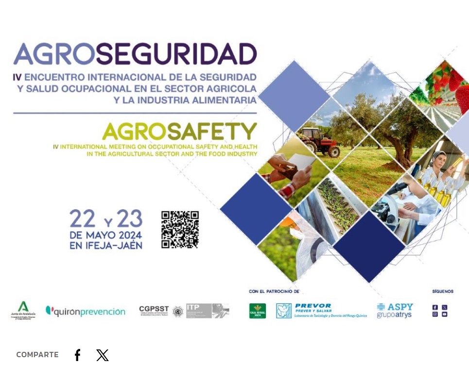 Imagen del cartel del IV encuentro internacional AGROSEGURIDAD
