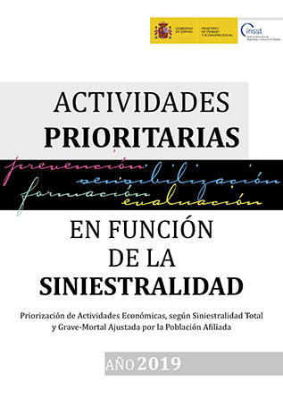 Actividades prioritarias en función de la siniestralidad 2019 - Año 2020