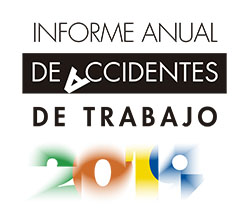  Imagen de logotipo Informe anual de accidentes de trabajo en España 2019 
