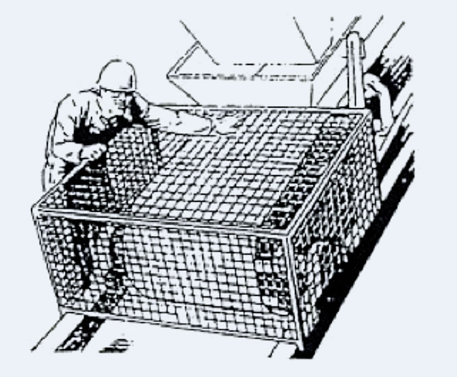 Figura 3. Carcasa de malla metálica