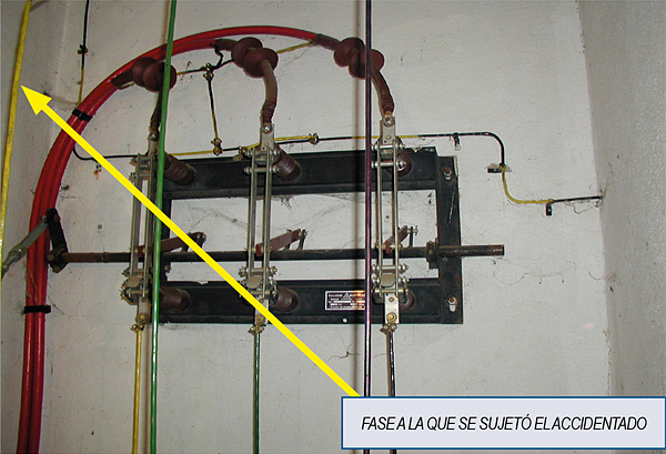 Fase a la que se sujetó el accidentado