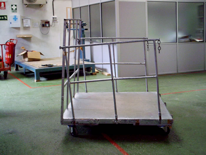 Segunda vista de la carretilla