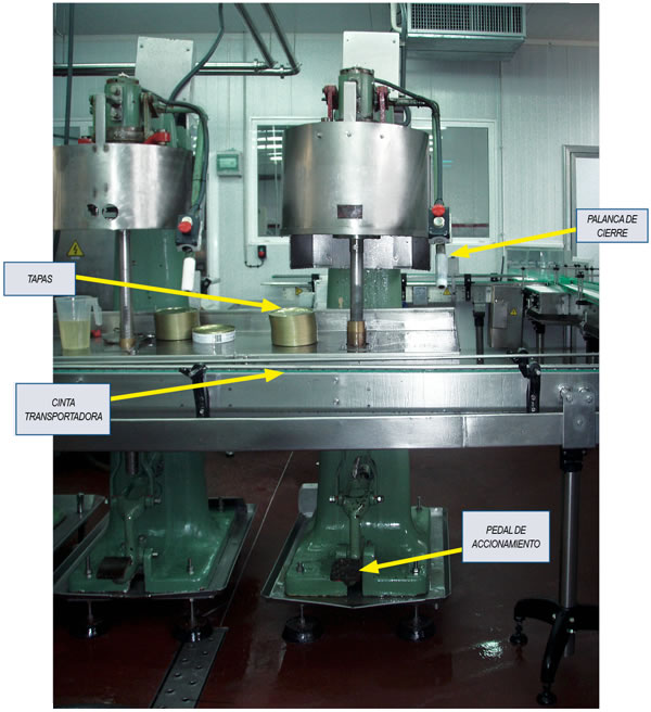 Cerradora semiautomática