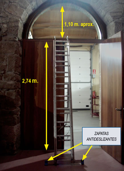 Zona donde se produjo el accidente