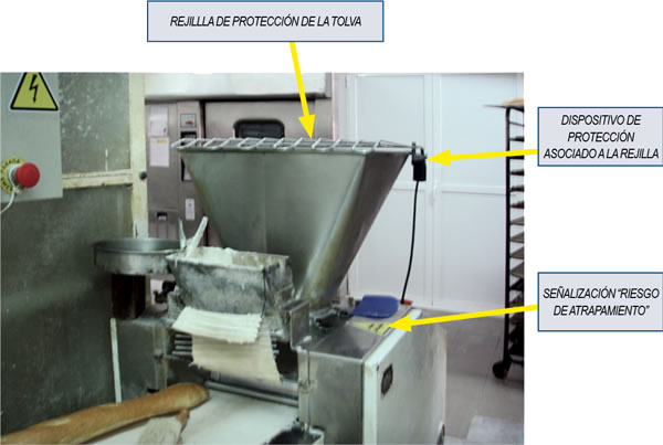 Pesadora donde se produjo el accidente, vista 2