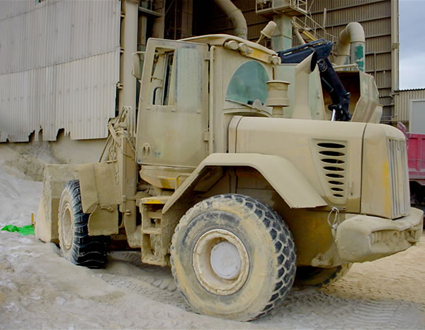 Estado de la pala cargadora