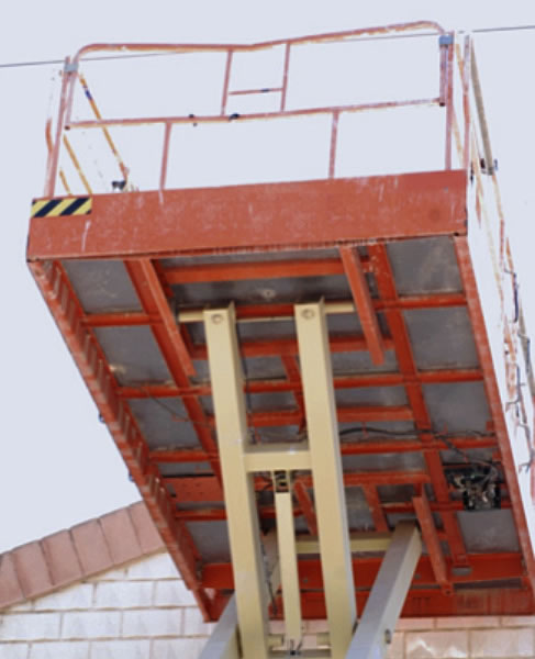 Ubicación incorrecta de la PEMP. Detalle plataforma