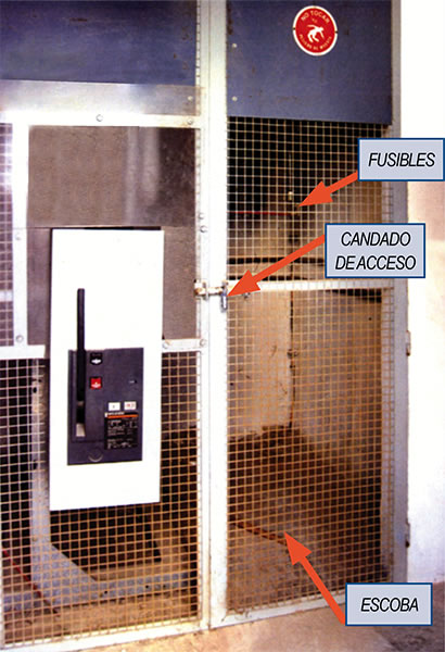 Vista interior del centro de seccionamiento