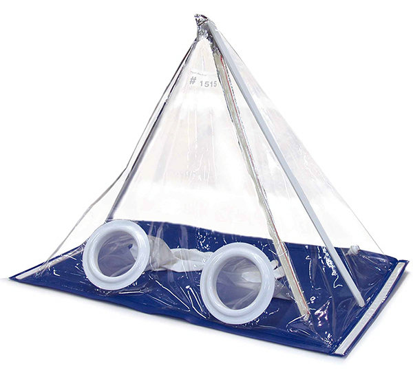 Bolsa de guantes para laboratorio