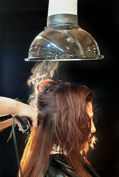 Uso de extracción localizada durante la realización de un alisado