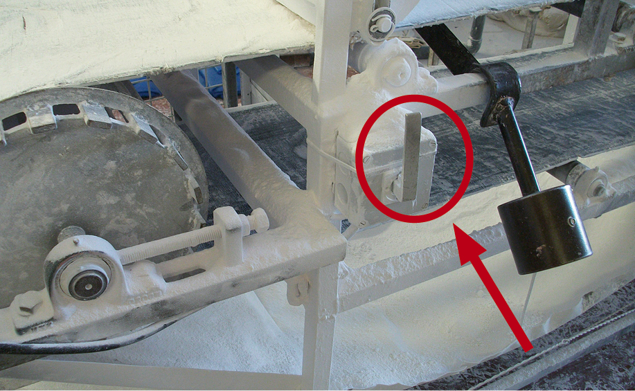 Detalle puesta en marcha y parada manual