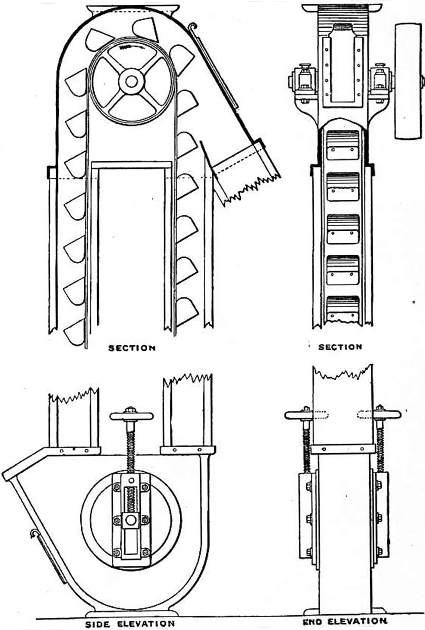 Figura 1: Elevador de cangilones