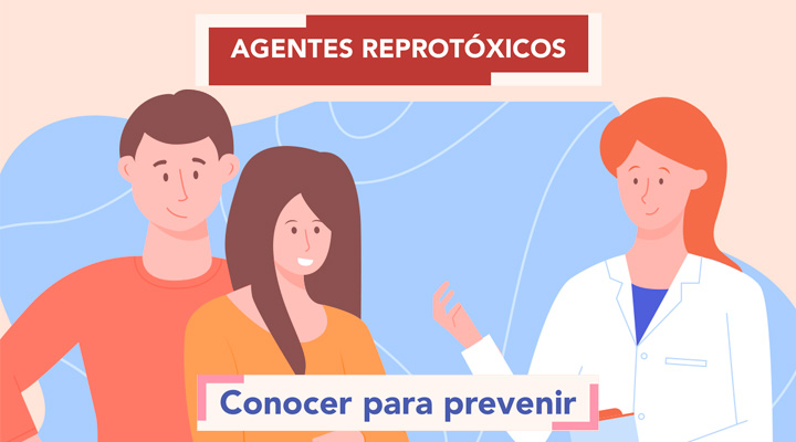 Portada del folleto: Agentes Reprotóxicos