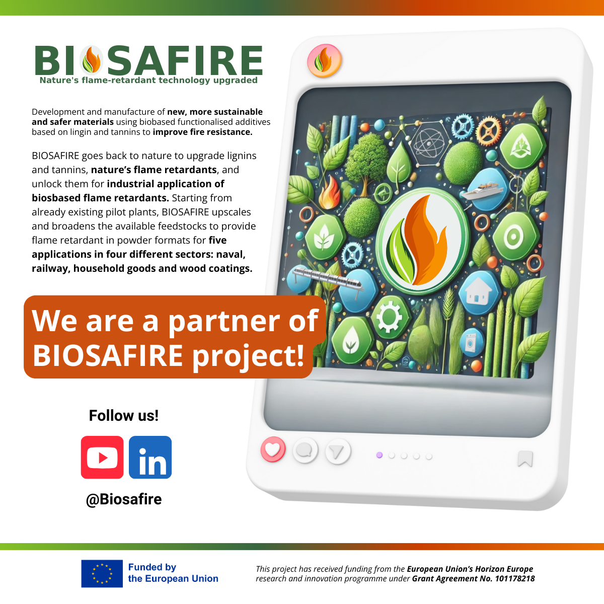 Banner del proyecto BIOSAFIRE
