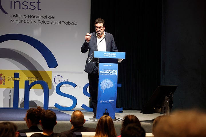 Imagen del Secretario de Estado durante una Jornada Técnica