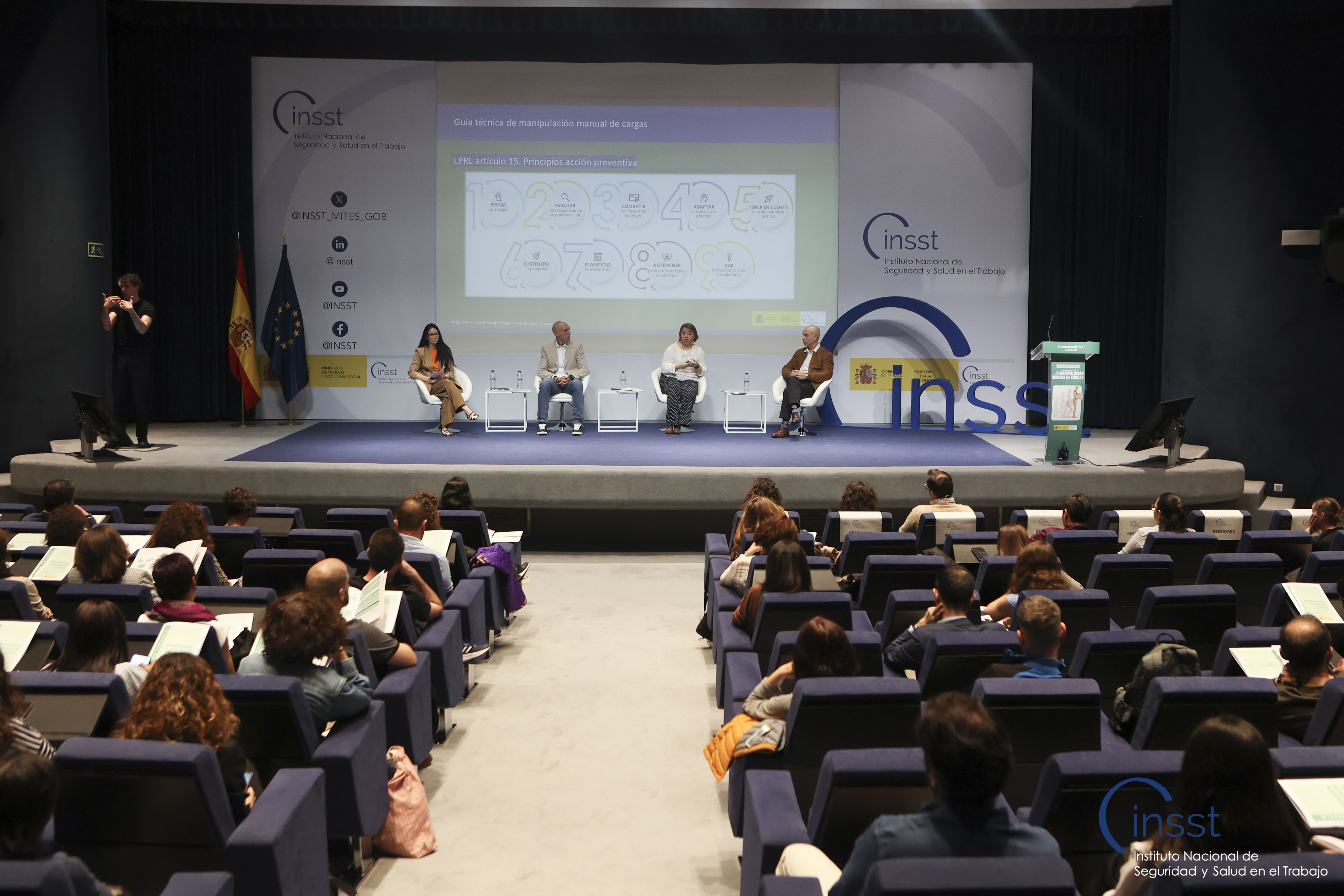 Jornada Técnica: Presentación de la actualización de la Guía Técnica para la evaluación y prevención de los riesgos relativos a la manipulación manual de cargas