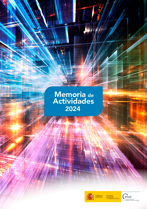 Portada de la Memoria de Actividades del INSST 2024.