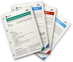 Abanico con la portada de varias fichas