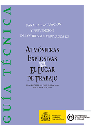 Atmósferas explosivas en el lugar de trabajo (Real decreto) - Año 2011