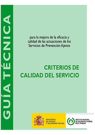 Guía técnica para los criterios de calidad del servicio de los Servicios de Prevención Ajenos - Año 2012