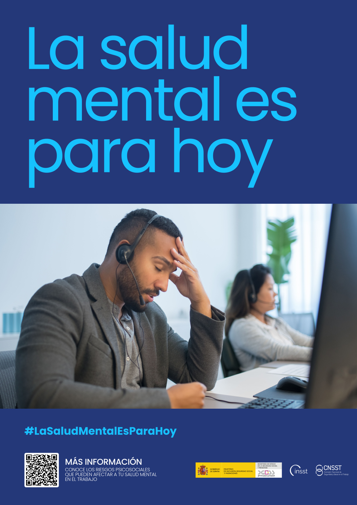 Imagen del cartel general de la campaña la salud es para hoy