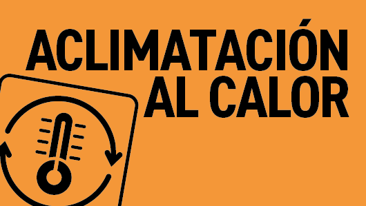 Imagen golpe de calor. Aclimatación al calor