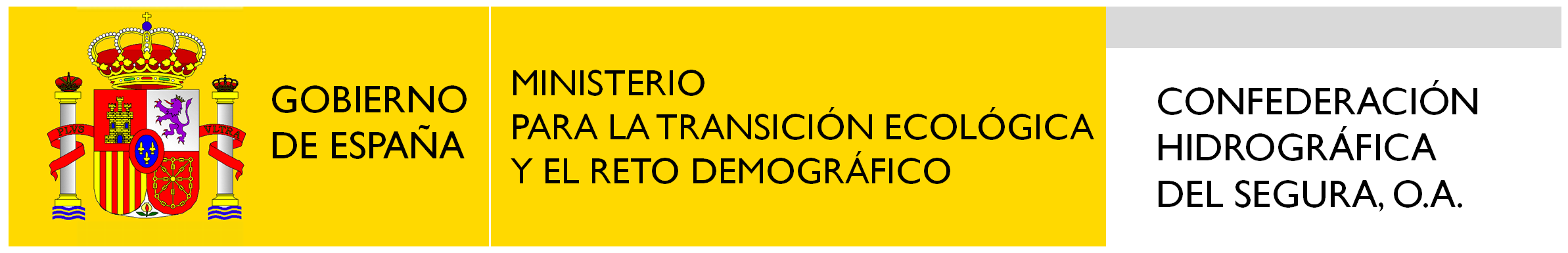 Logotipo de la Conferencia Hidrográfica del Segura, O.A.