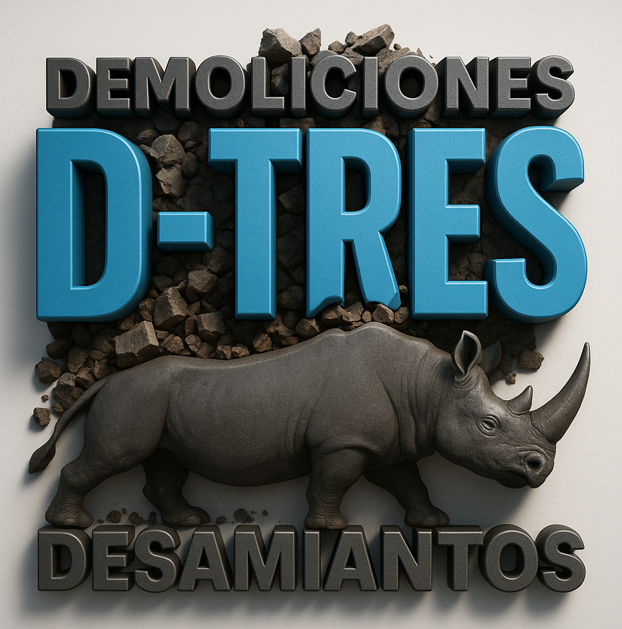 Logotipo de Demoliciones D-TRES